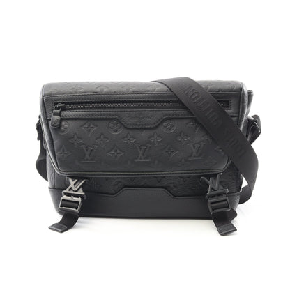 メッセンジャー ヴォワヤージュPM モノグラムシャドウ ショルダーバッグ レザー ブラック ルイヴィトン バッグ LOUIS VUITTON
