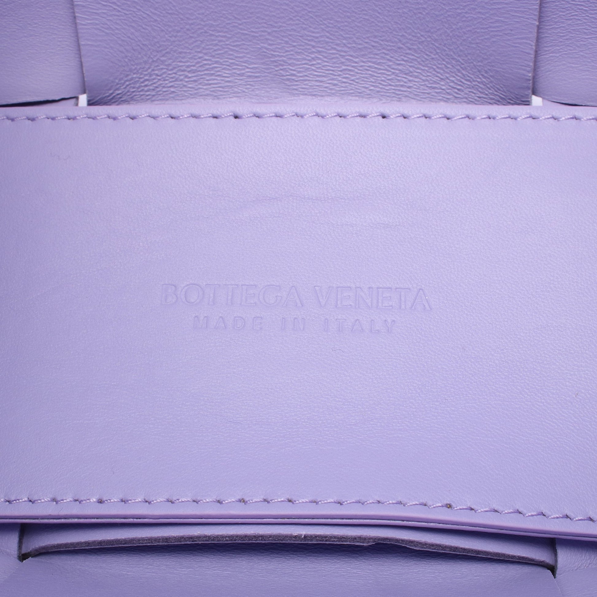ミニアルコ ハンドバッグ トートバッグ レザー ライトパープル 2WAY ボッテガヴェネタ バッグ BOTTEGA VENETA