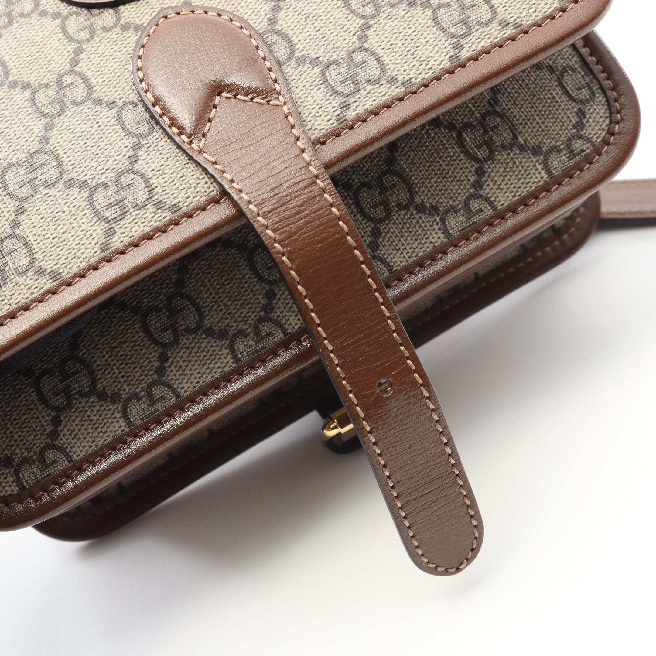 Gucci ショルダーバッグ インターロッキングPVC×レザー