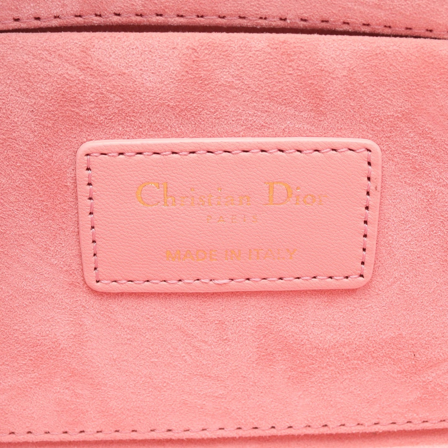 Lady D-Joy ミディアム カナージュ ハンドバッグ レザー ピンク 3WAY クリスチャンディオール バッグ Christian Dior