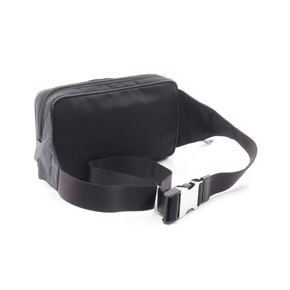 TESSTO ＋ SAFFIAN ボディバッグ ウエストバッグ ナイロン サフィアーノレザー ブラック プラダ バッグ PRADA