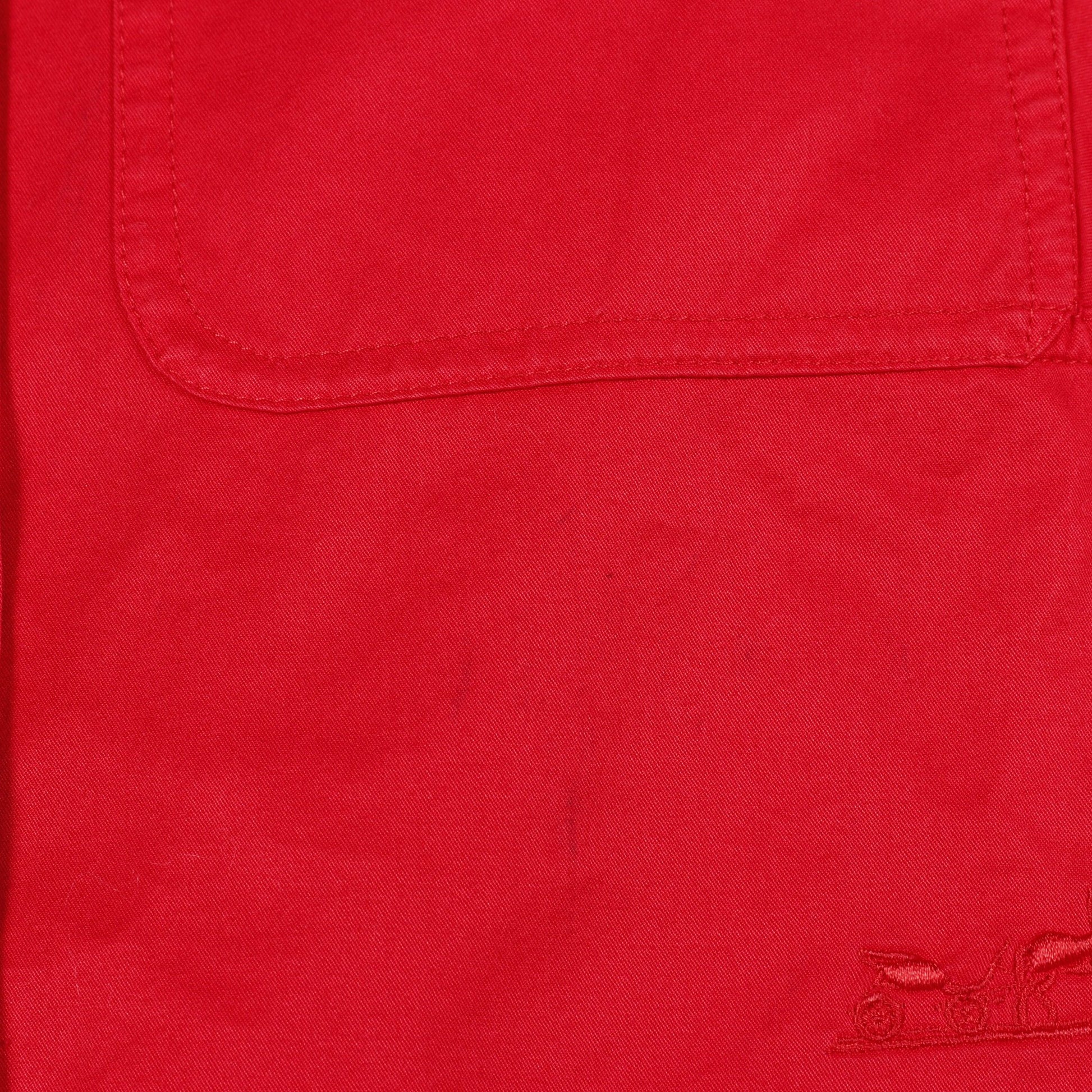 シャツ コットン レッド エルメス トップス HERMES