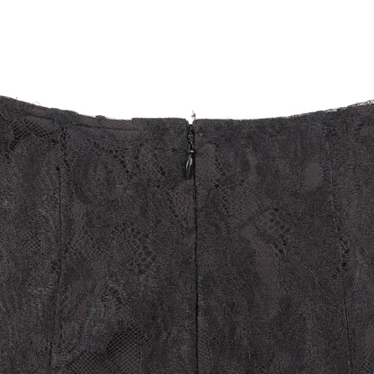 ココマーク スカート レーヨン ナイロン ブラック レース 06A シャネル ボトムス CHANEL