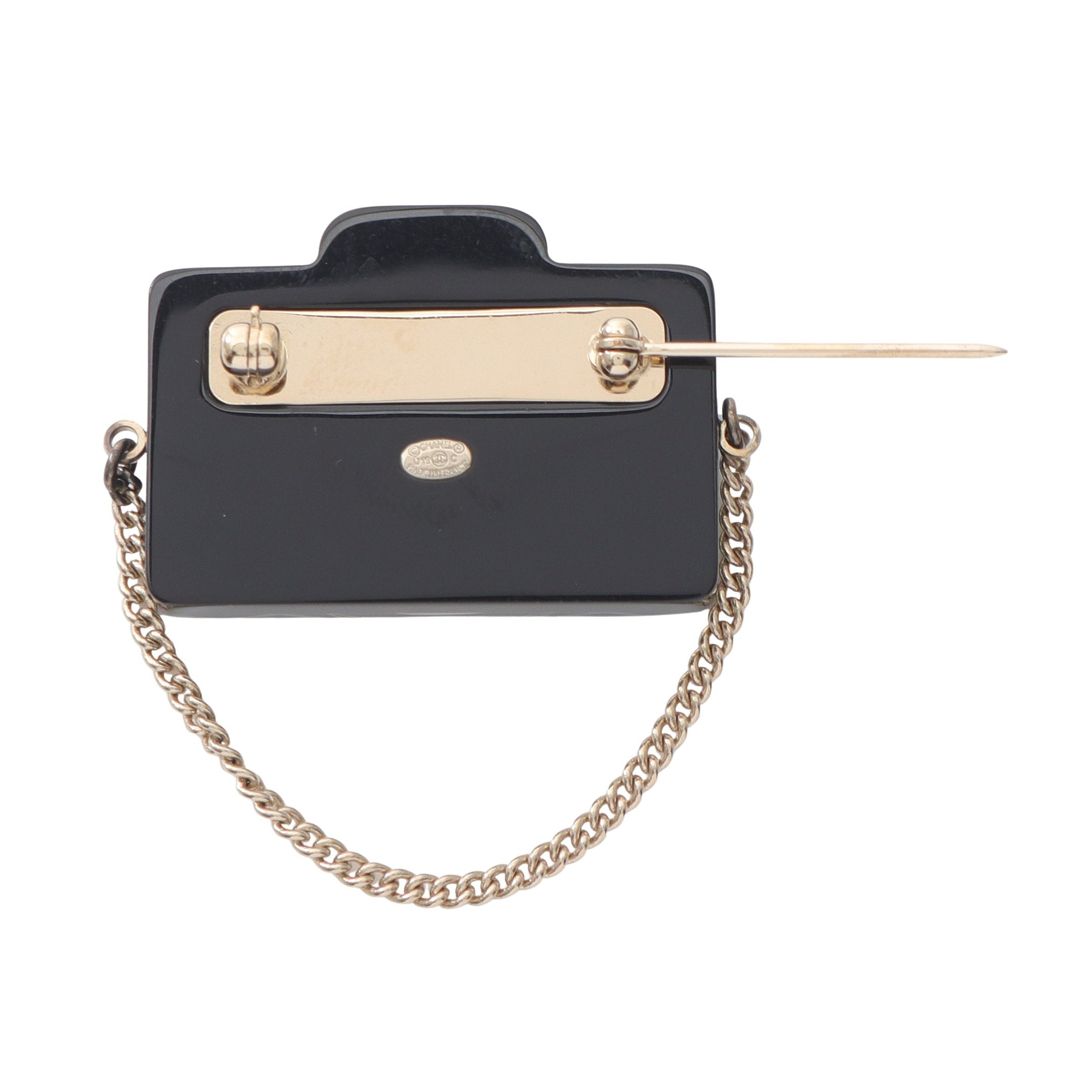 CHANEL ダブルCロゴブローチ ブラック・ゴールド 楽天市場】CHANEL シャネル ブローチ ABD291 B16738 レディース ココ