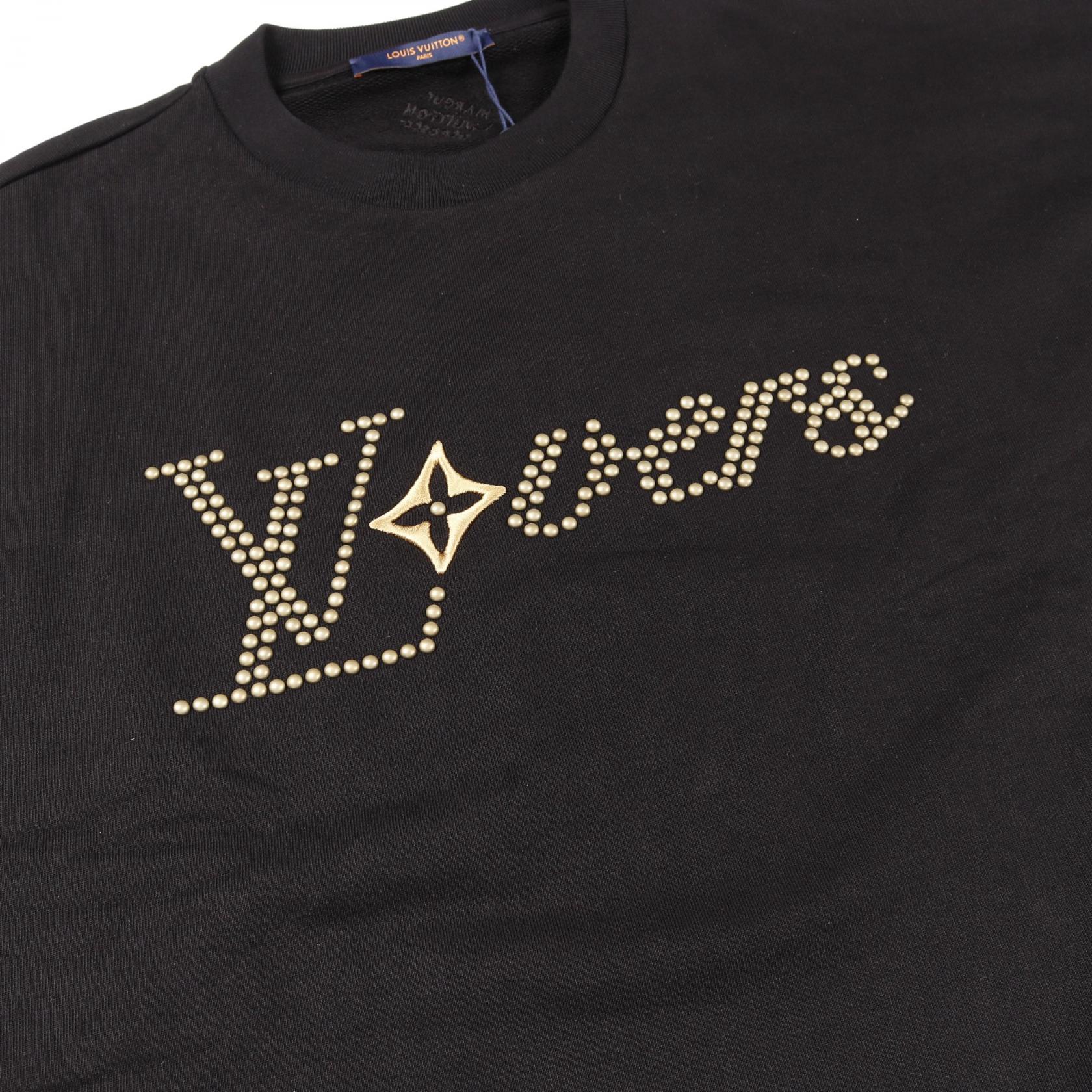 シグネチャー スタッズ スウェットシャツ クルーネック コットン