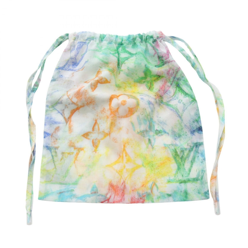 モノグラムパステル ポーチ コットン ホワイト マルチカラー ルイヴィトン 財布・小物 LOUIS VUITTON