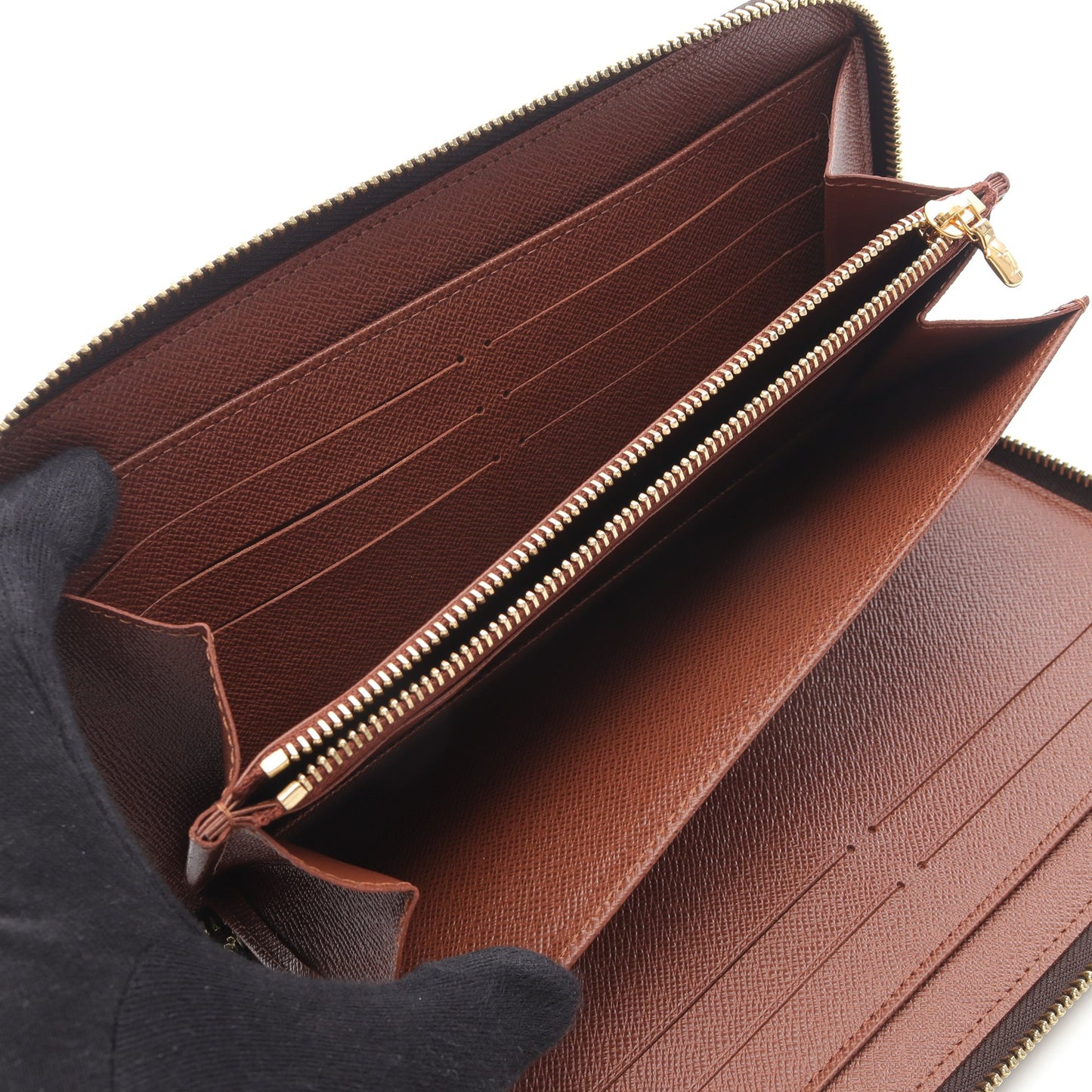 ジッピー オーガナイザー モノグラム ラウンドファスナー長財布 PVC ブラウン ルイヴィトン 財布・小物 LOUIS VUITTON