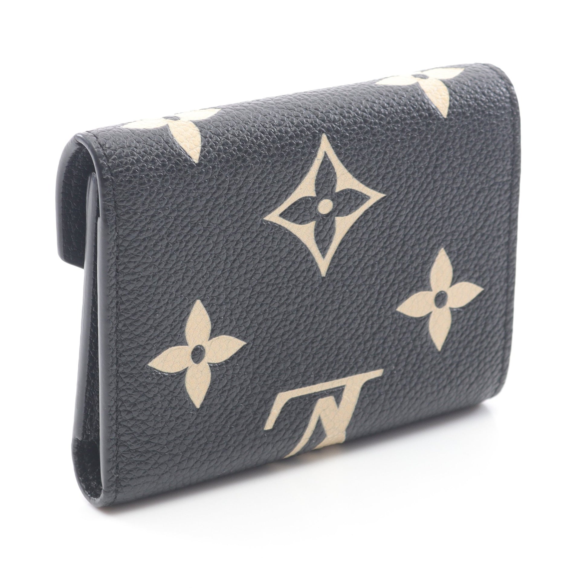 ポルトフォイユ ヴィクトリーヌ モノグラムアンプラント ノワール 三  