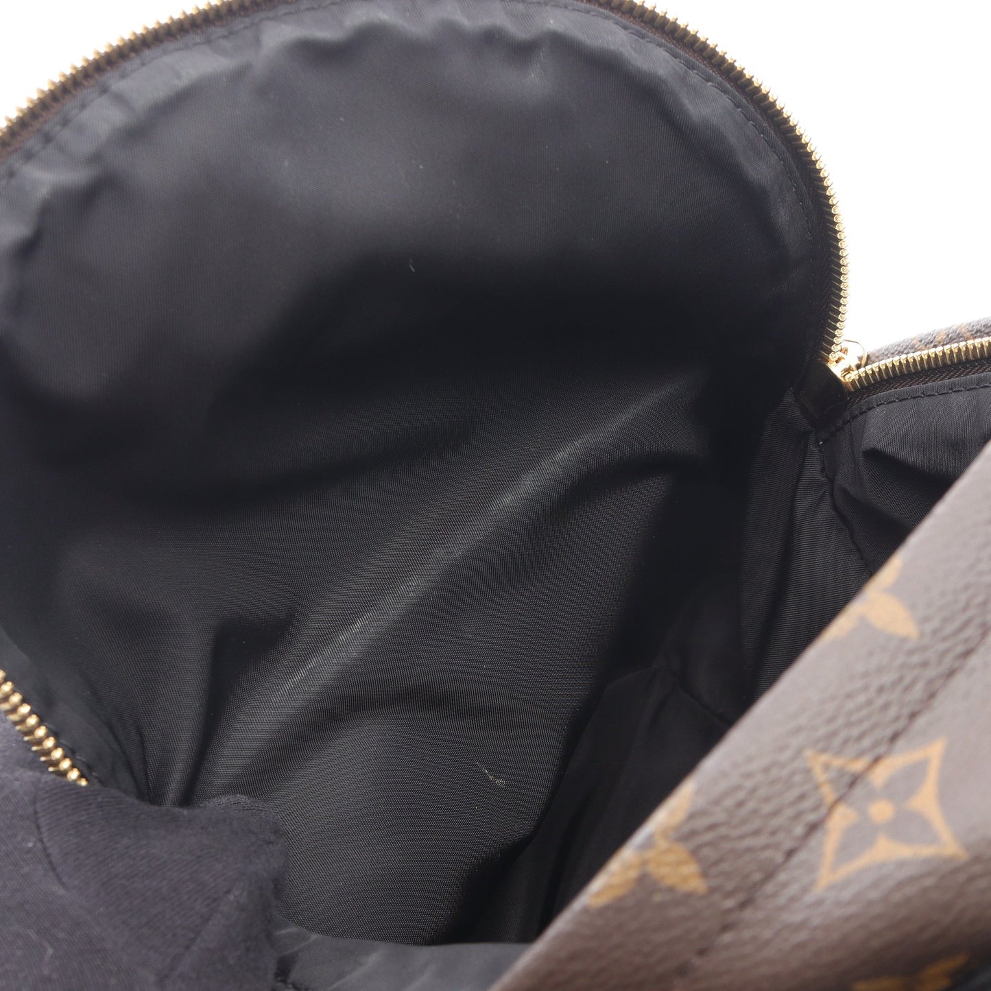 パームスプリングスPM モノグラム バックパック リュックサック PVC レザー ブラウン ブラック ルイヴィトン バッグ LOUIS VUITTON