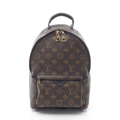 パームスプリングスPM モノグラム バックパック リュックサック PVC レザー ブラウン ブラック ルイヴィトン バッグ LOUIS VUITTON