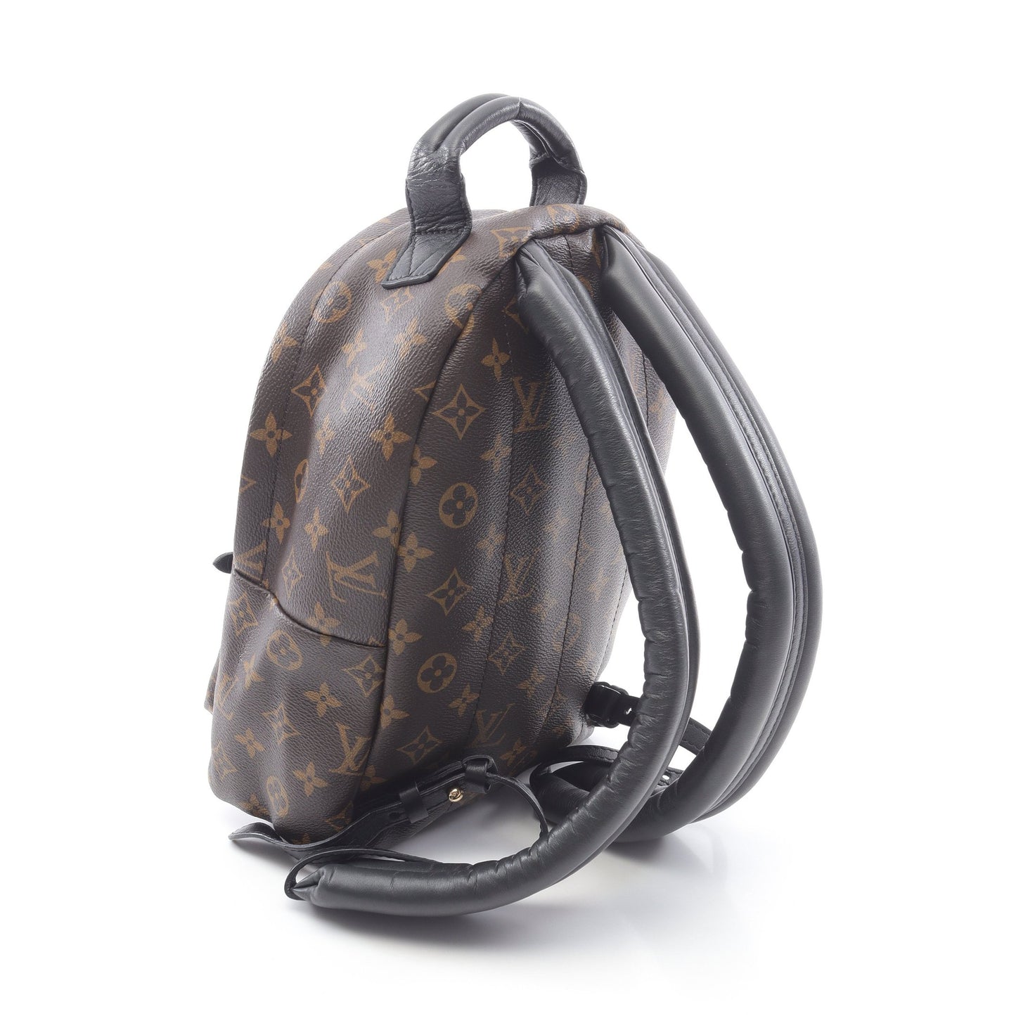 パームスプリングスPM モノグラム バックパック リュックサック PVC レザー ブラウン ブラック ルイヴィトン バッグ LOUIS VUITTON