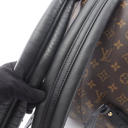 パームスプリングスPM モノグラム バックパック リュックサック PVC レザー ブラウン ブラック ルイヴィトン バッグ LOUIS VUITTON