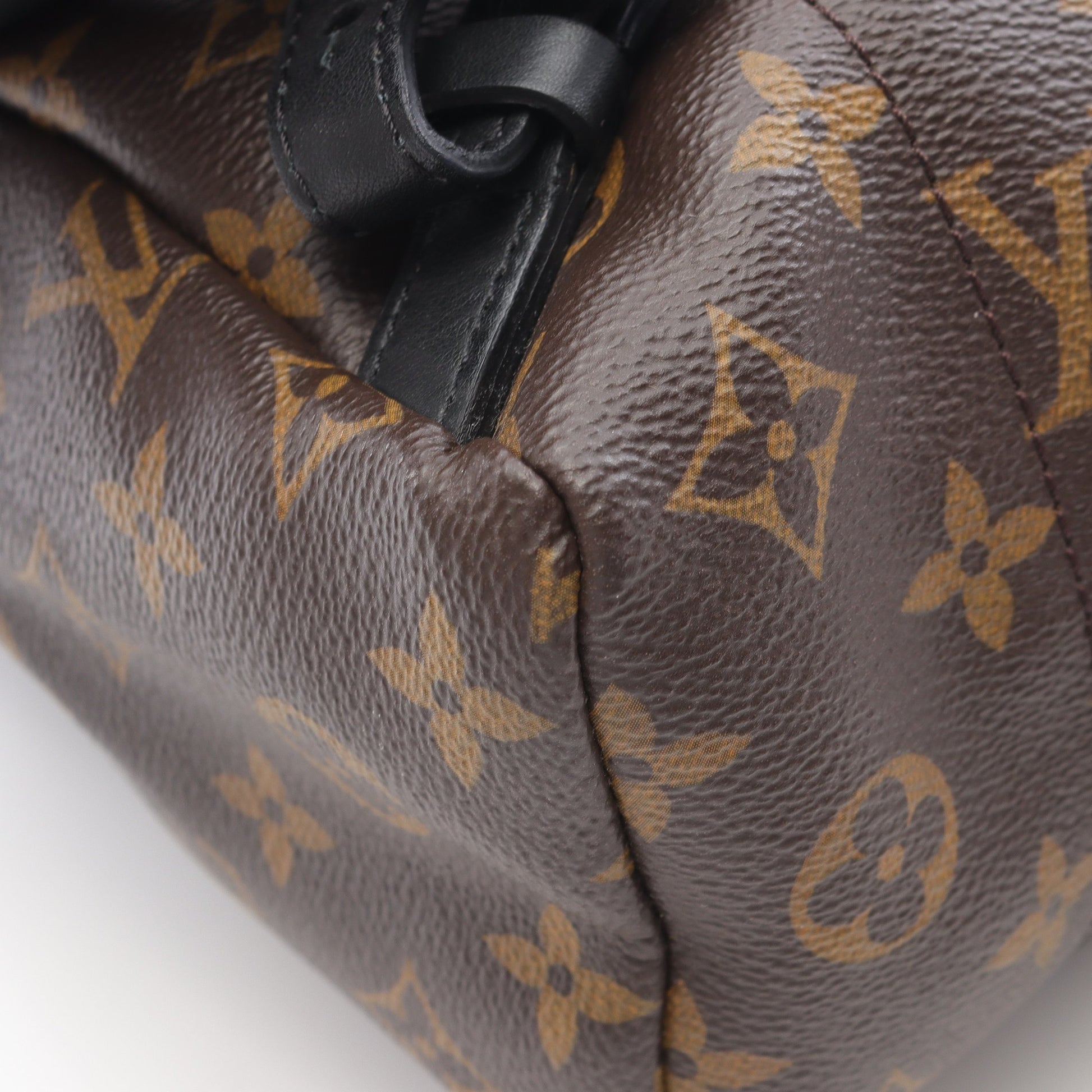 パームスプリングスPM モノグラム バックパック リュックサック PVC レザー ブラウン ブラック ルイヴィトン バッグ LOUIS VUITTON