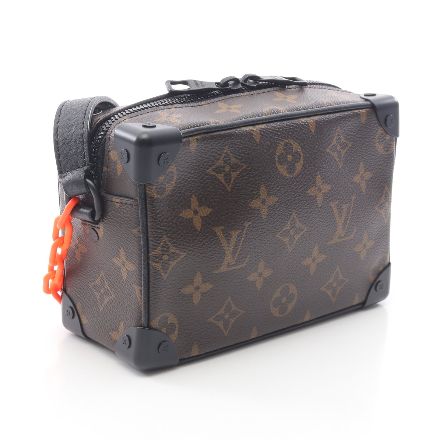 ミニ ソフトトランク モノグラムソーラーレイ ショルダーバッグ PVC レザー ブラウン ブラック ルイヴィトン バッグ LOUIS VUITTON