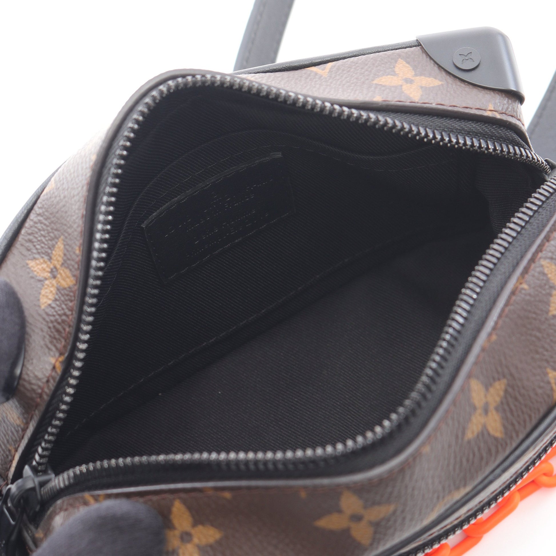 ミニ ソフトトランク モノグラムソーラーレイ ショルダーバッグ PVC レザー ブラウン ブラック ルイヴィトン バッグ LOUIS VUITTON