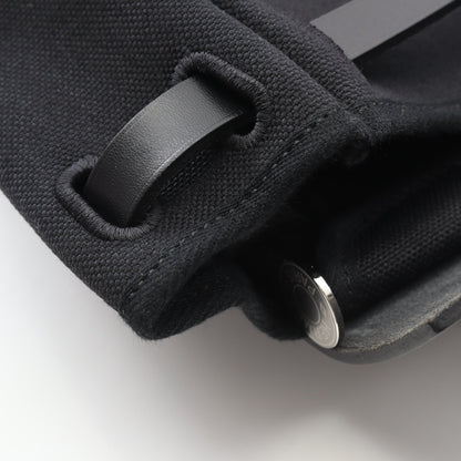 エールバッグジップPM ハンドバッグ トワルミリタリー ヴァッシュハンター ブラック シルバー金具 2WAY U刻印 エルメス バッグ HERMES