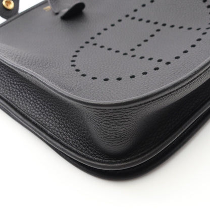 エヴリン 3 トロワ PM ショルダーバッグ トリヨンクレマンス ブラック ゴールド金具 K刻印 エルメス バッグ HERMES