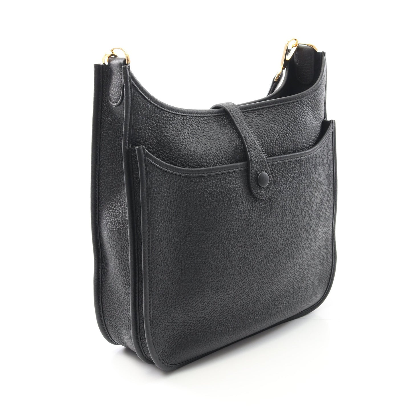 エヴリン 3 トロワ PM ショルダーバッグ トリヨンクレマンス ブラック ゴールド金具 K刻印 エルメス バッグ HERMES