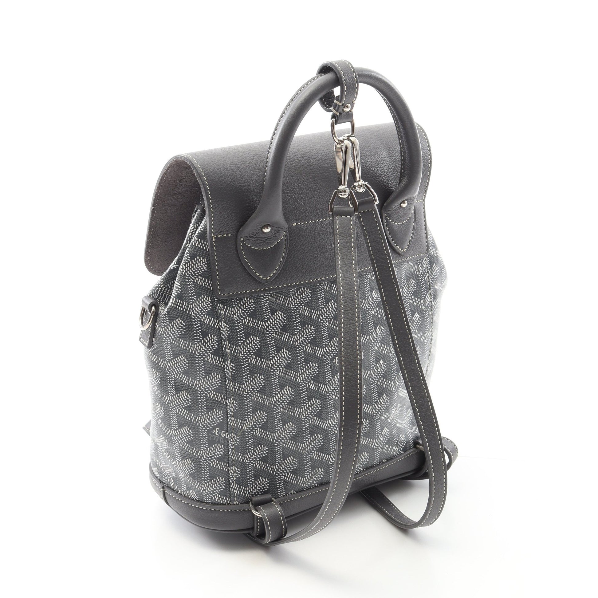 アルパン ミニ バックパック リュックサック コーティングキャンバス グレー マルチカラー 2WAY ゴヤール バッグ GOYARD