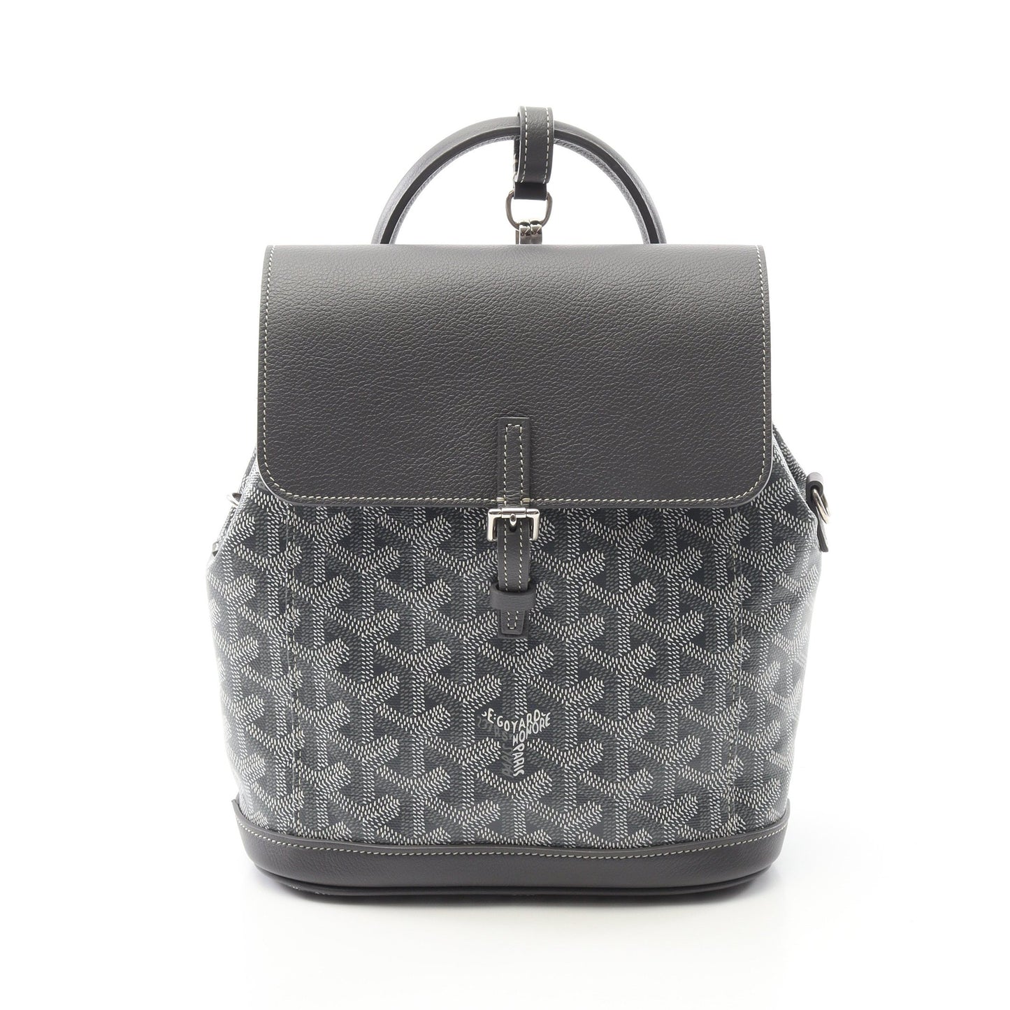 アルパン ミニ バックパック リュックサック コーティングキャンバス グレー マルチカラー 2WAY ゴヤール バッグ GOYARD