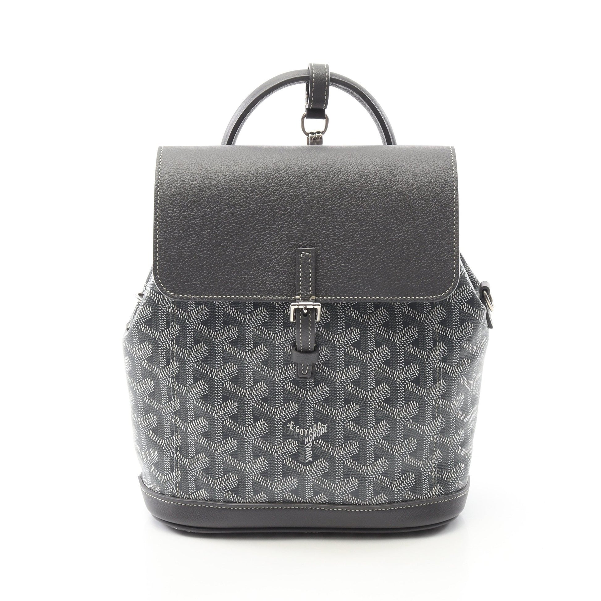 アルパン ミニ バックパック リュックサック コーティングキャンバス グレー マルチカラー 2WAY ゴヤール バッグ GOYARD
