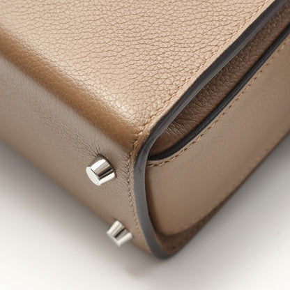 ニュー ドラッグ22 ブロンズドレ ハンドバッグ エバーカラー ブラウン シルバー金具 2WAY B刻印 エルメス バッグ HERMES