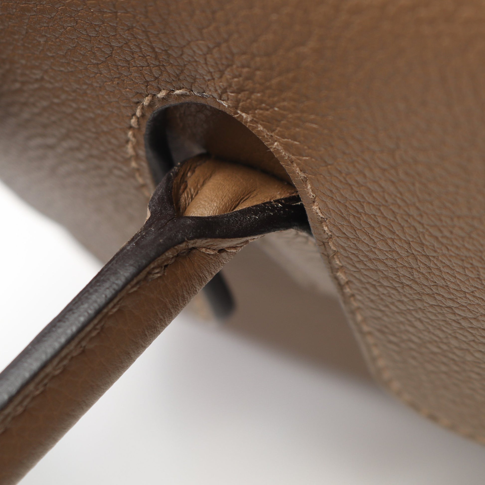 ニュー ドラッグ22 ブロンズドレ ハンドバッグ エバーカラー ブラウン シルバー金具 2WAY B刻印 エルメス バッグ HERMES