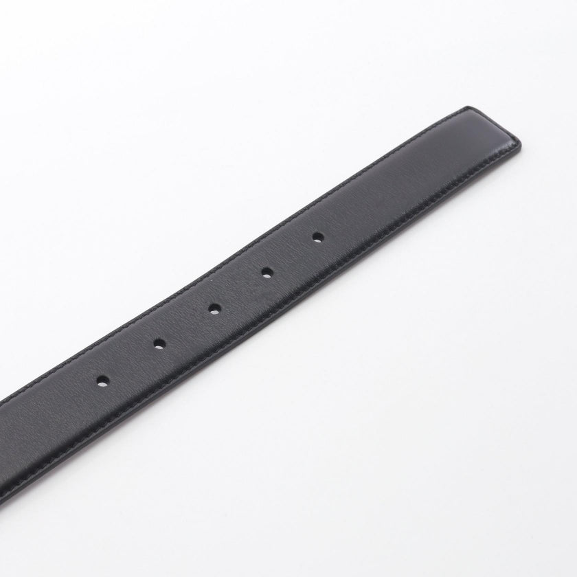 ベルト レザー ブラック リバーシブル ディオールオム – RECLO