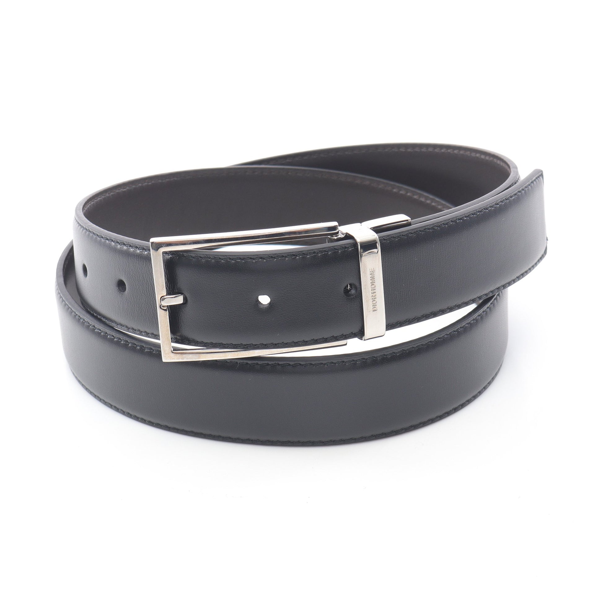 ベルト レザー ブラック リバーシブル ディオールオム 財布・小物 Dior HOMME