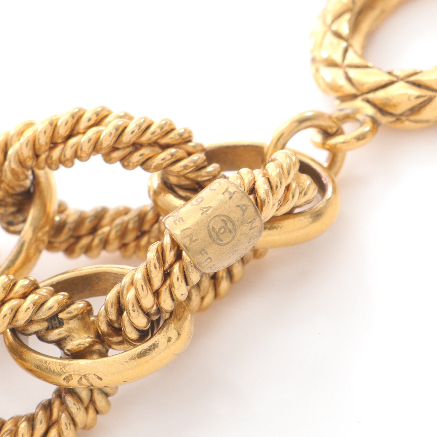 ココマーク ブレスレット GP ゴールド 太陽モチーフ 94A シャネル アクセサリー CHANEL