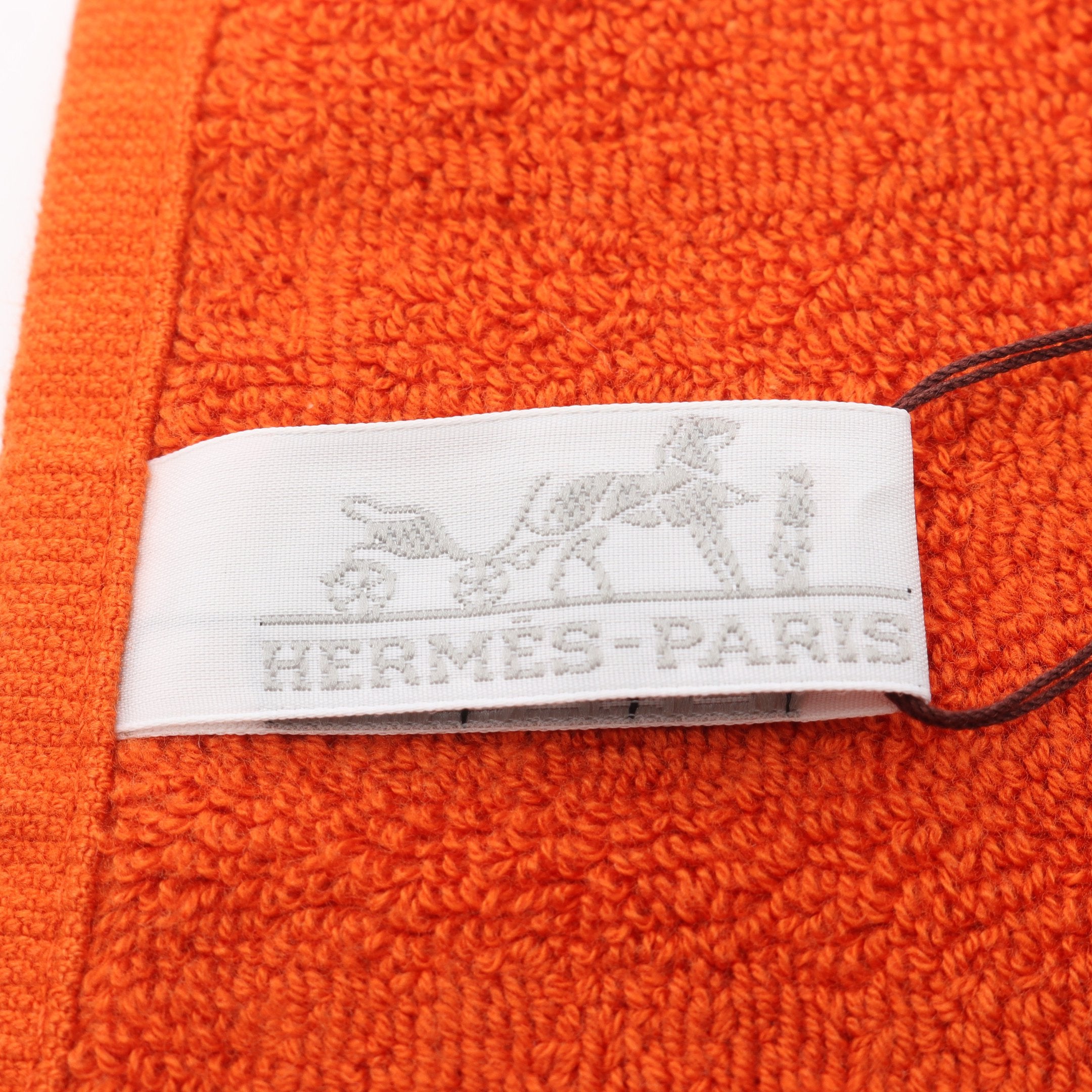 HERMES オレンジ タオル / カレ・タオル お急ぎ対応】【正規店入荷