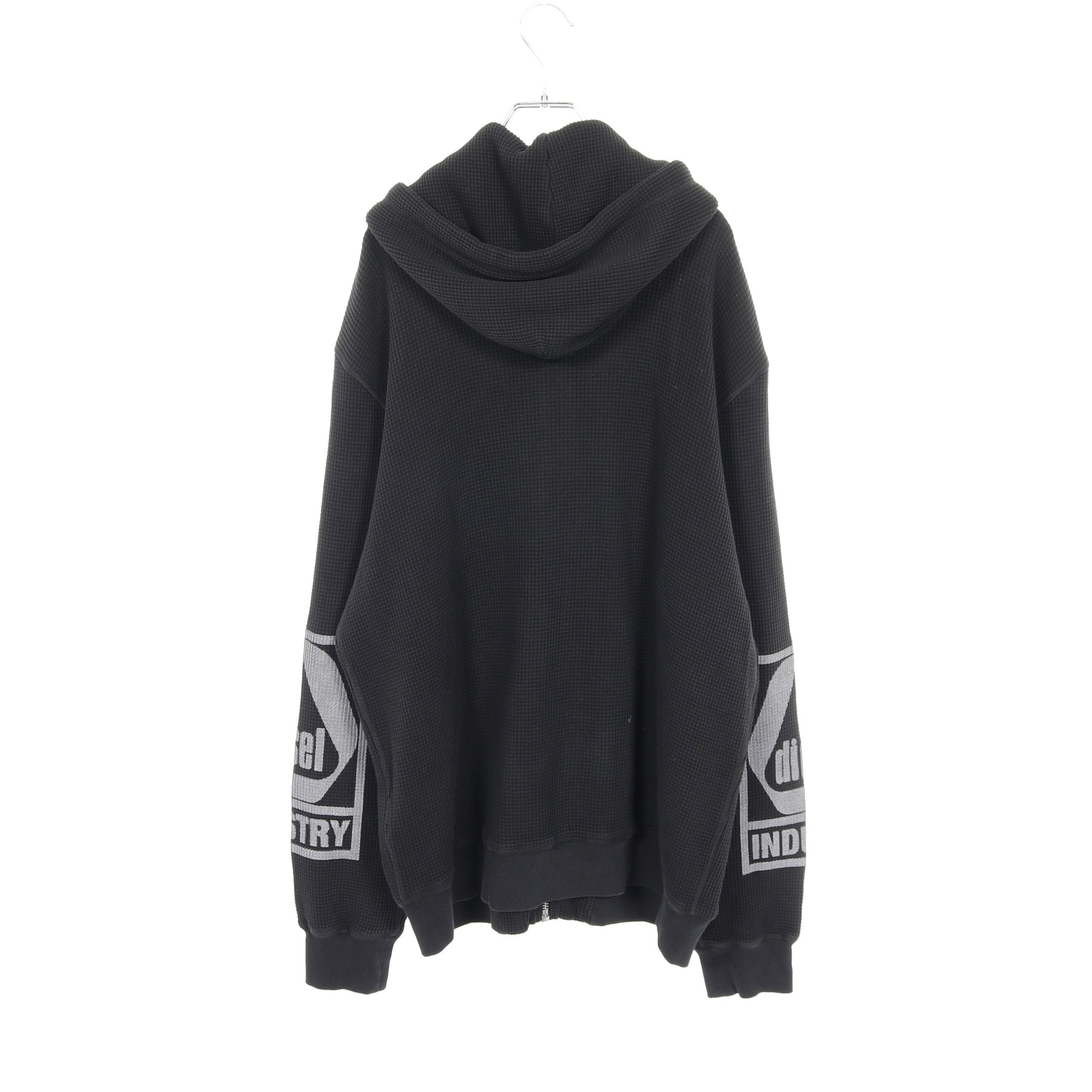 ブラック ジップアップ ウェア MENS】POWER STRETCH ZIP UP HOODY パワーストレッチ ジップ