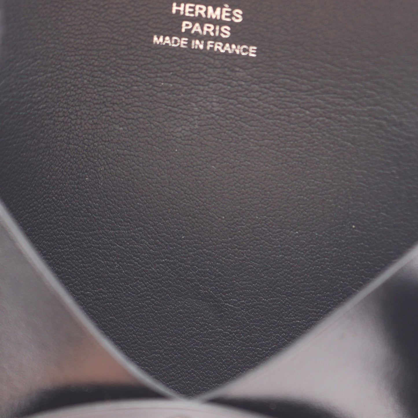 バスティア コインケース ボックスカーフ ブラック シルバー金具 B刻印 エルメス 財布・小物 HERMES