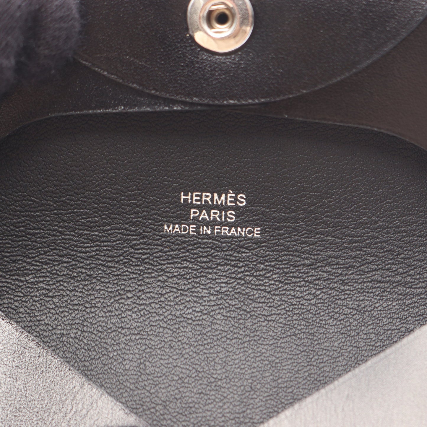 バスティア コインケース ボックスカーフ ブラック シルバー金具 B刻印 エルメス 財布・小物 HERMES