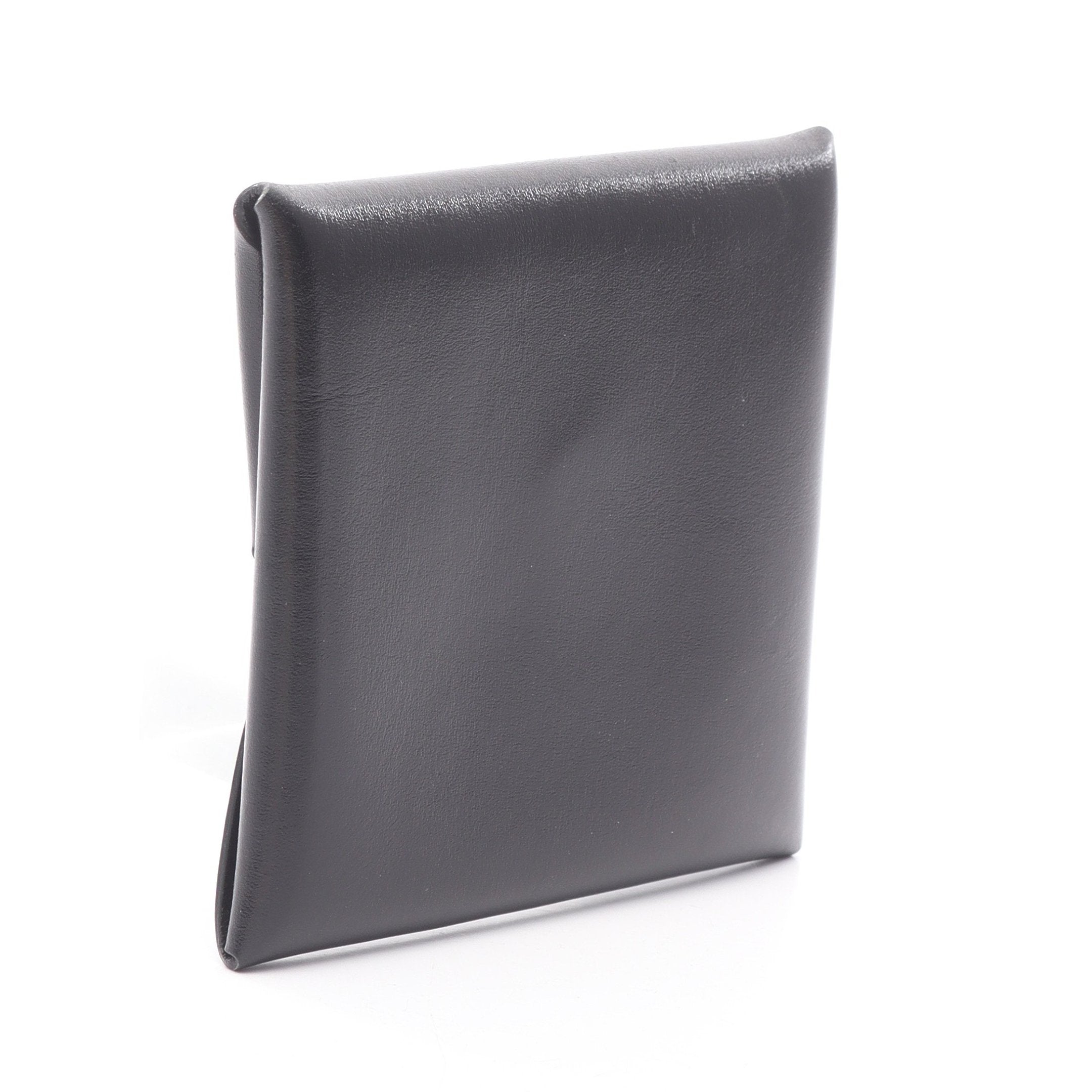 エルメス バスティア コインケース 黒 ボックスカーフ バスティア