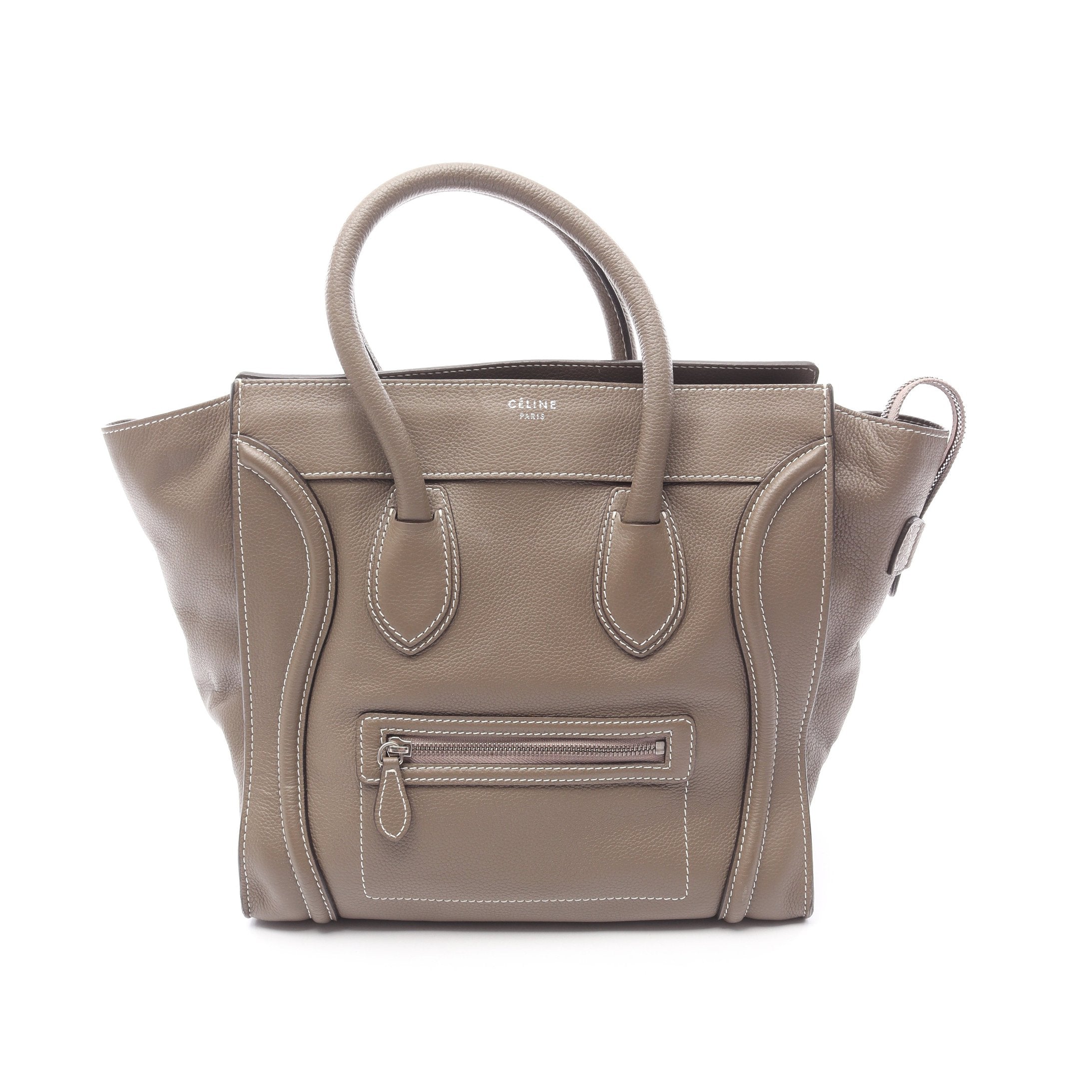 【美品】CELINE セリーヌ ラゲージ ミニショッパー ハンドバッグ CELINE （未使用 展示品）セリーヌ ラゲージ ミニショッパー