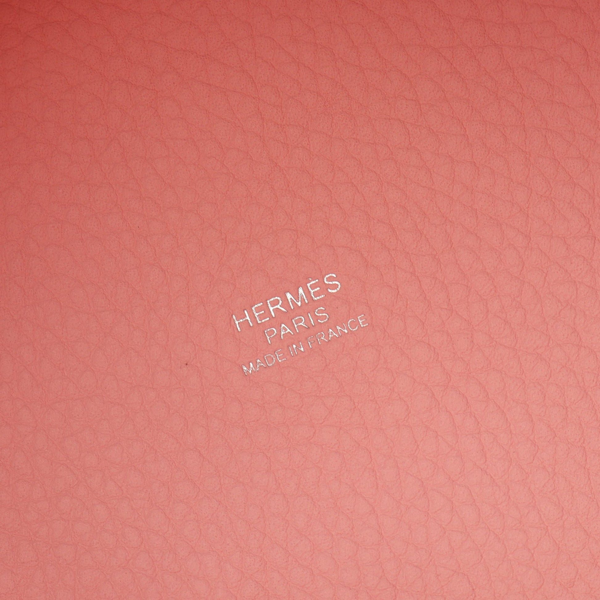 ピコタンロックPM ローズサクラ ハンドバッグ トリヨンクレマンス ライトピンク シルバー金具 W刻印 エルメス バッグ HERMES