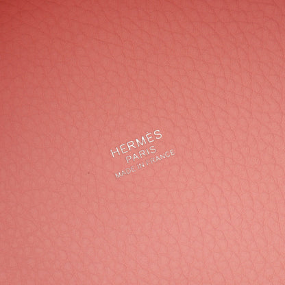 ピコタンロックPM ローズサクラ ハンドバッグ トリヨンクレマンス ライトピンク シルバー金具 W刻印 エルメス バッグ HERMES