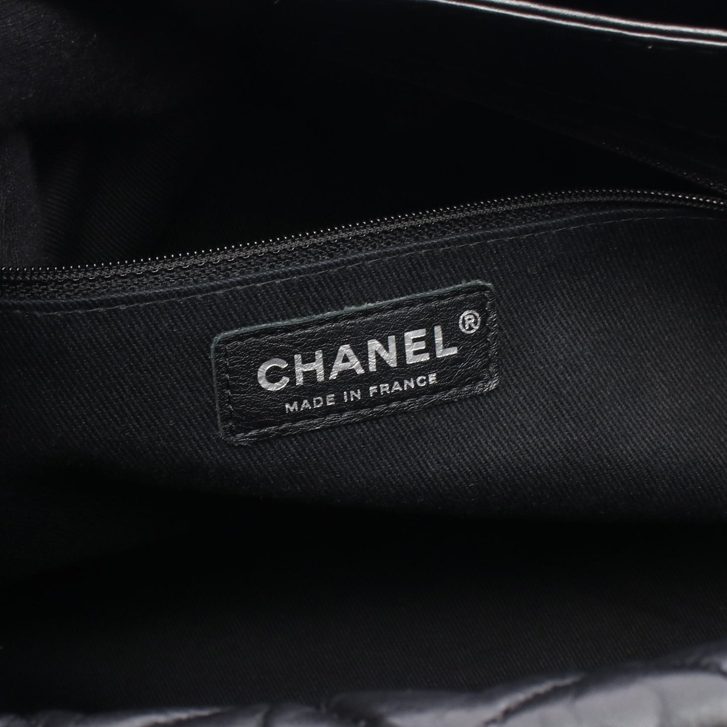 マトラッセ チェーンショルダーバッグ レザー ブラック シルバー金具 シャネル バッグ CHANEL