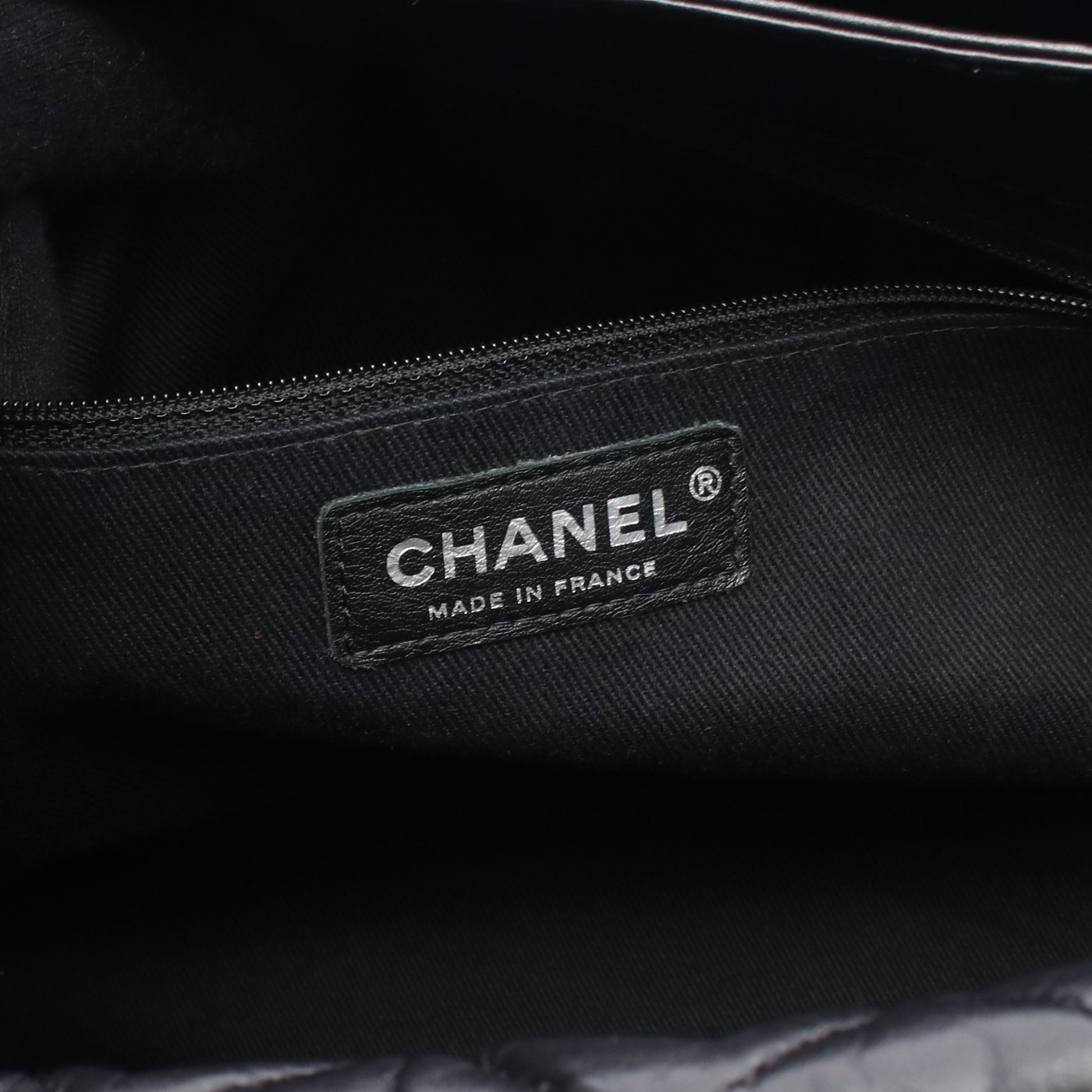 マトラッセ チェーンショルダーバッグ レザー ブラック シルバー金具 シャネル バッグ CHANEL