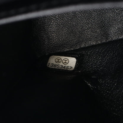 マトラッセ Wフラップ Wチェーンショルダーバッグ キャビアスキン ブラック ゴールド金具 シャネル バッグ CHANEL