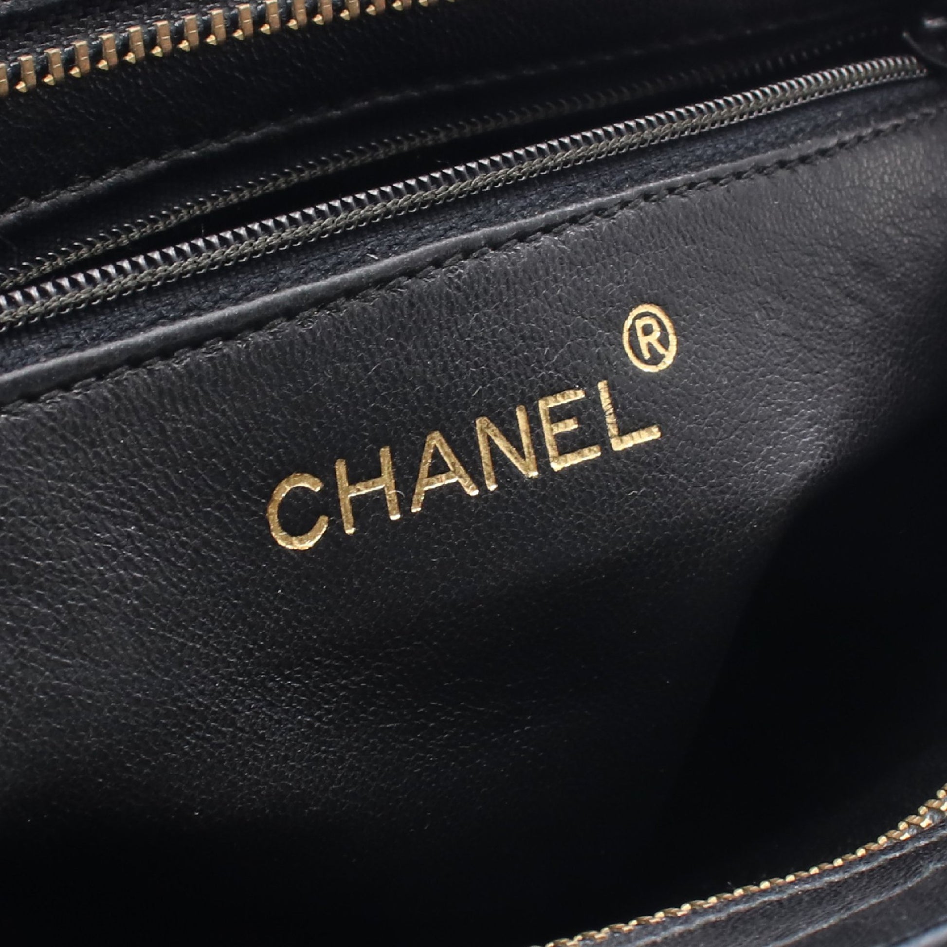ココマーク ダイヤステッチ チェーンショルダーバッグ ラムスキン ブラック ゴールド金具 シャネル バッグ CHANEL