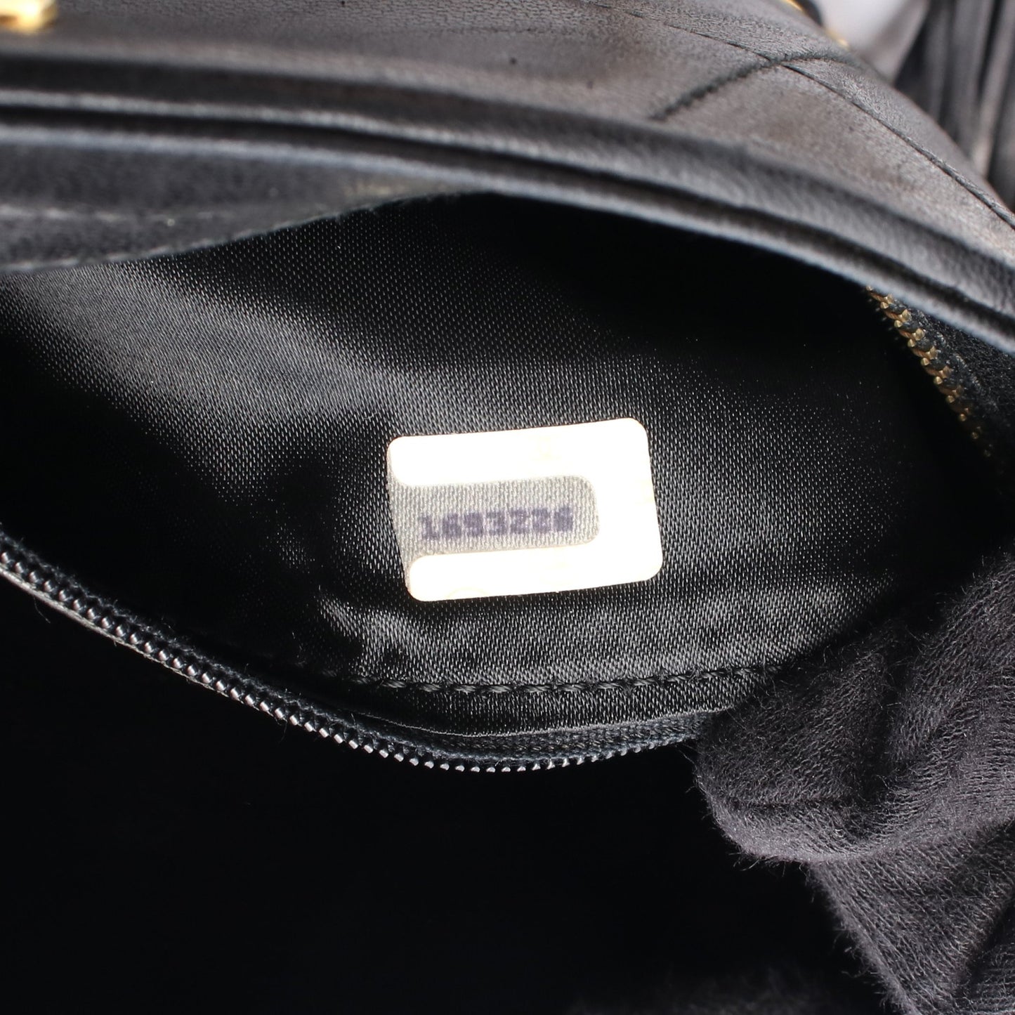 ココマーク ダイヤステッチ チェーンショルダーバッグ ラムスキン ブラック ゴールド金具 シャネル バッグ CHANEL