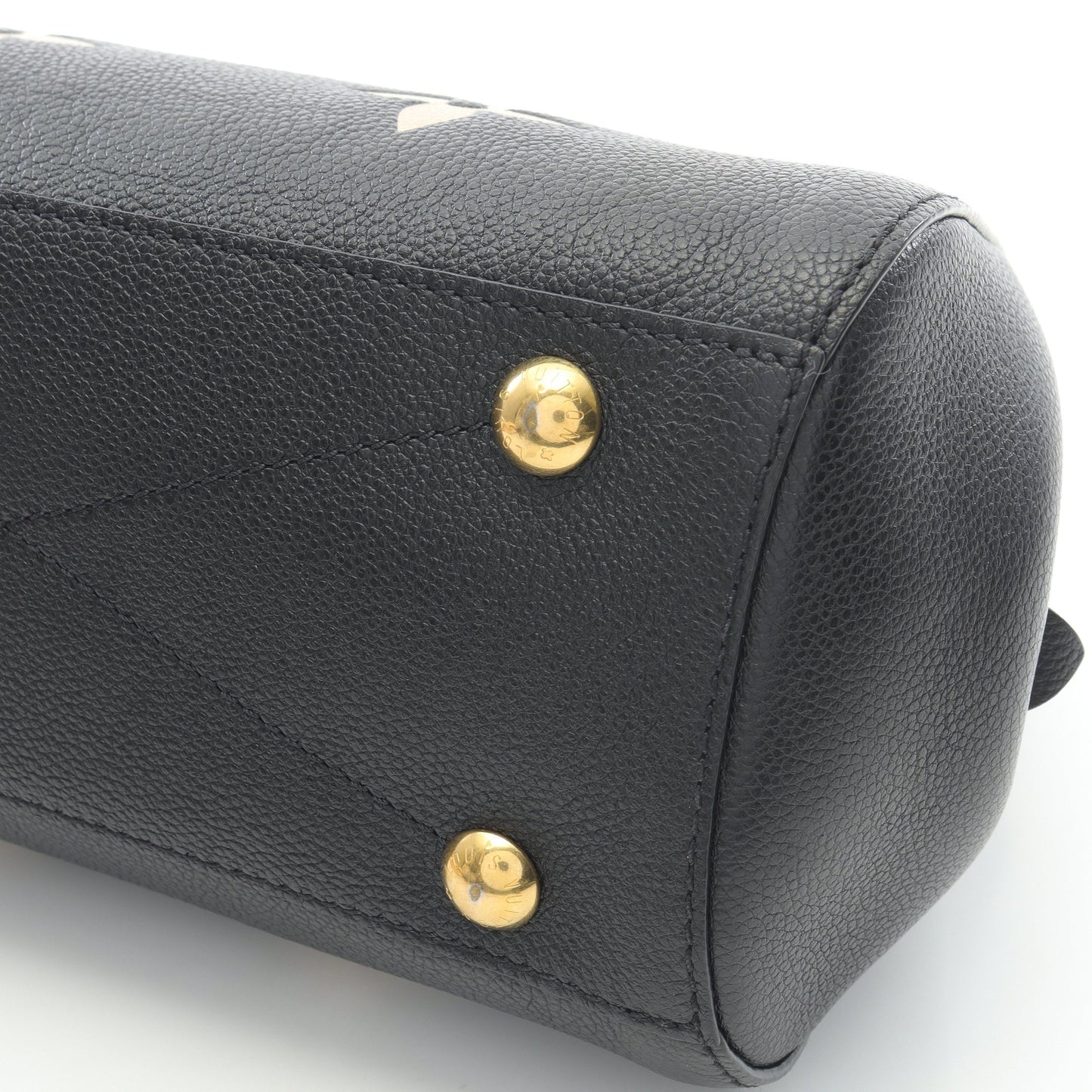 モンテーニュBB バイカラーモノグラムアンプラント ハンドバッグ レザー ブラック ベージュ 2WAY ルイヴィトン バッグ LOUIS VUITTON