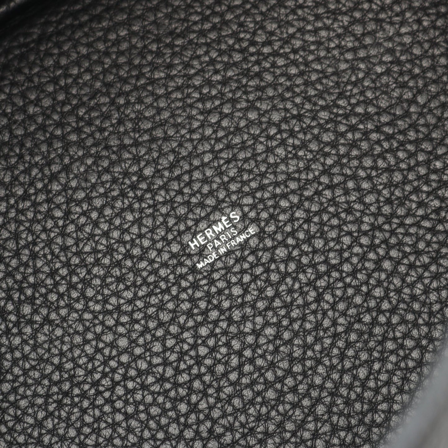 ピコタンMM ハンドバッグ トリヨンクレマンス ブラック シルバー金具 □O刻印 エルメス バッグ HERMES