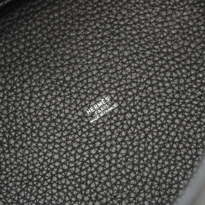 ピコタンMM ハンドバッグ トリヨンクレマンス ブラック シルバー金具 □O刻印 エルメス バッグ HERMES