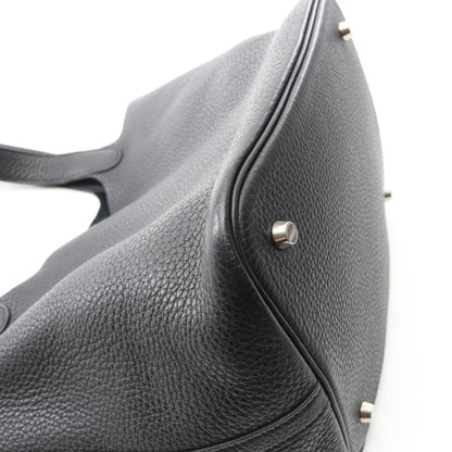 ピコタンMM ハンドバッグ トリヨンクレマンス ブラック シルバー金具 □O刻印 エルメス バッグ HERMES