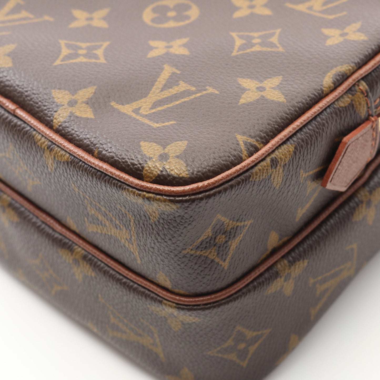 LOUIS VUITTON × COMME des GARCONS サック ドゥ ポッシュ モノグラム ショルダーバッグ PVC レザー ブラウン ルイヴィトン バッグ LOUIS VUITTON