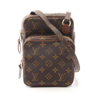 LOUIS VUITTON × COMME des GARCONS サック ドゥ ポッシュ モノグラム ショルダーバッグ PVC レザー ブラウン ルイヴィトン バッグ LOUIS VUITTON