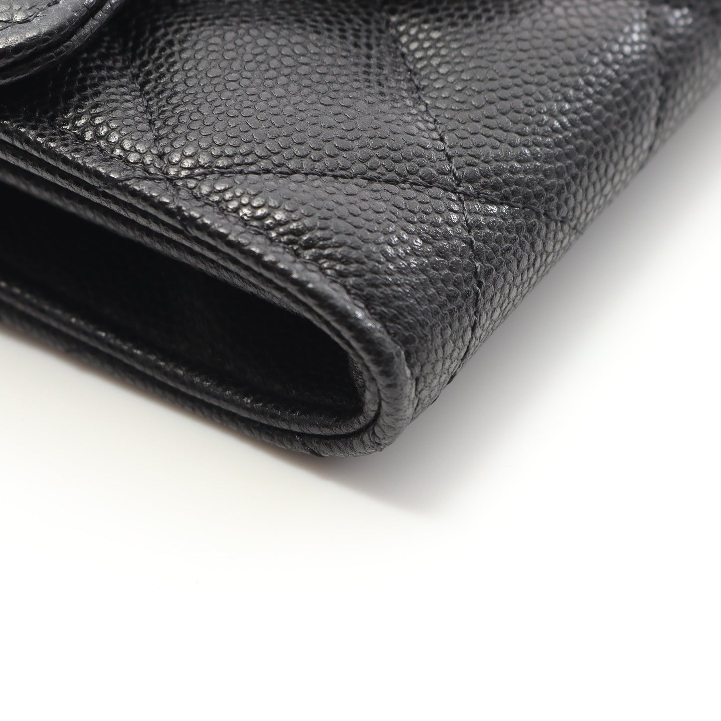 マトラッセ チェーンウォレット キャビアスキン ブラック ゴールド金具 シャネル バッグ CHANEL